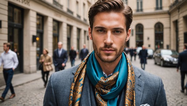 Écharpes en soie homme : l'alliance parfaite d'élégance et style